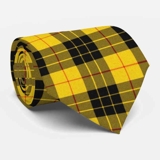 Clan MacLeod of Lewis Scottish Tartan Neck Tie Krawatte (Gerollt)