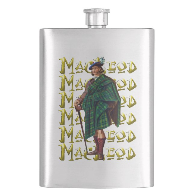 Clan MacLeod Old Scotland Dream Flachmann (Vorderseite)