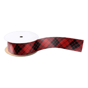 Clan MacLeod Raasay klassischen roten schwarzen Satinband