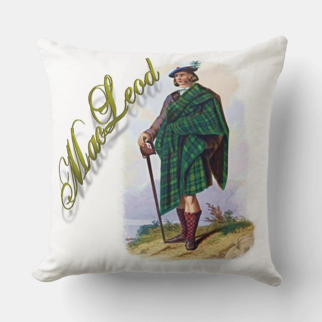 Clan MacLeod schottisches Traumkissen Kissen (Vorderseite)