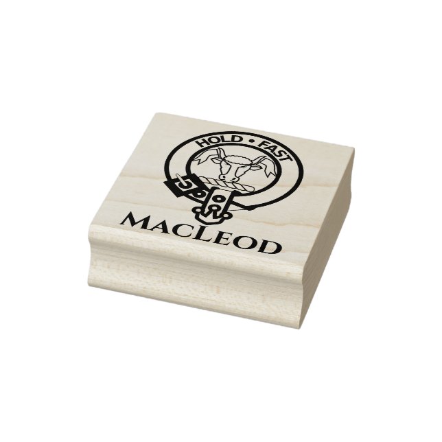 Clan MacLeod Scottish Inkstamp Gummistempel (Stempel)