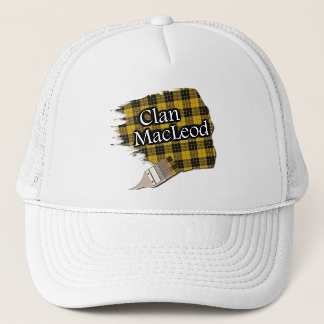 Clan MacLeod Tartan Paint Casquette (Devant)