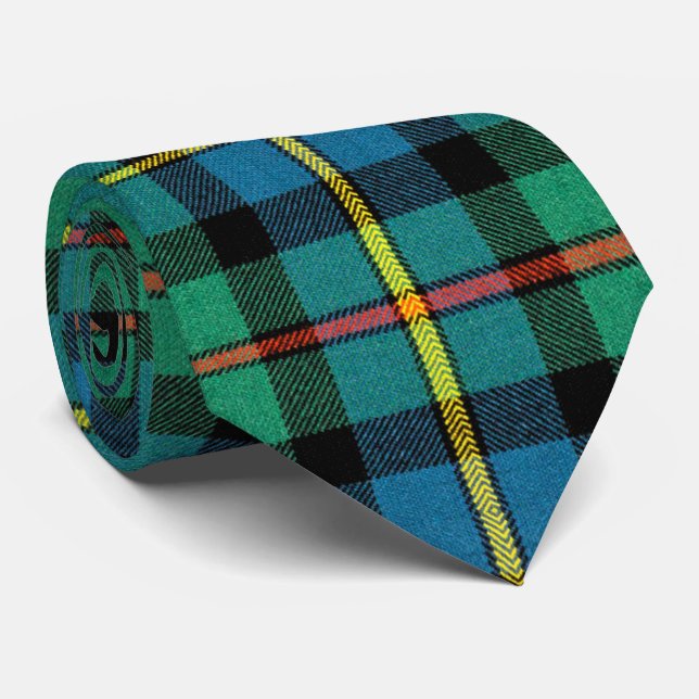 Clan MacLeod von Harris Heavy Weight Tartan Krawatte (Gerollt)