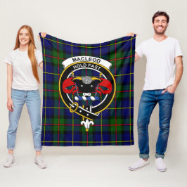 Clan MacLeod von Harris Modern Tartan Kariert Fleecedecke