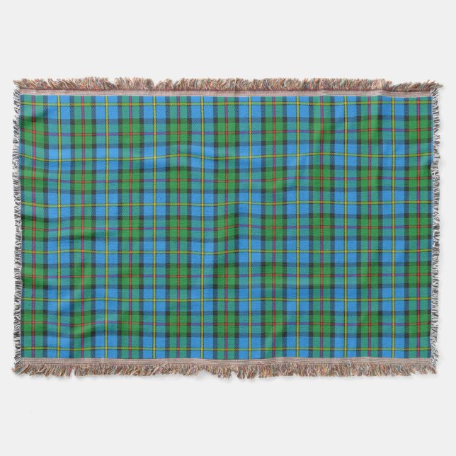 Clan MacLeod von Harris Tartan Design Decke (Vorderseite)