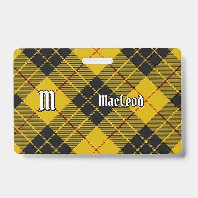 Clan Macleod von Lewis Tartan Ausweis (Vorderseite)