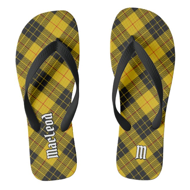 Clan Macleod von Lewis Tartan Flip Flops (Fußbett)