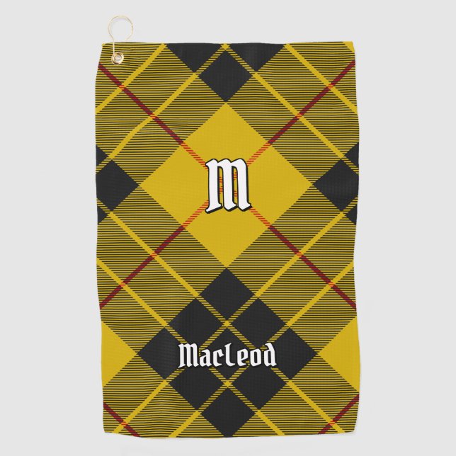 Clan Macleod von Lewis Tartan Golfhandtuch (Vorderseite)
