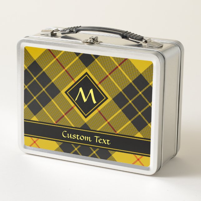 Clan Macleod von Lewis Tartan Metall Brotdose (Vorderseite)