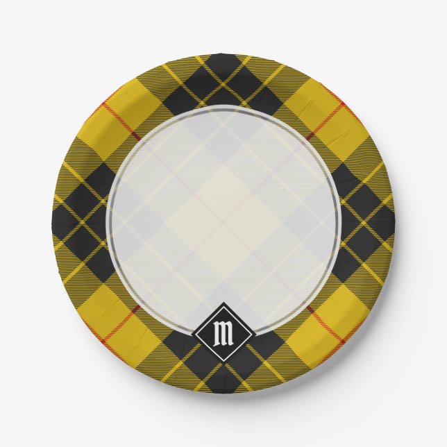Clan Macleod von Lewis Tartan Pappteller (Vorderseite)