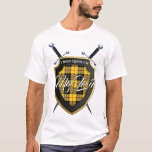 Clan MacLeod von Lewis Tartan Scottish Shield T-Shirt