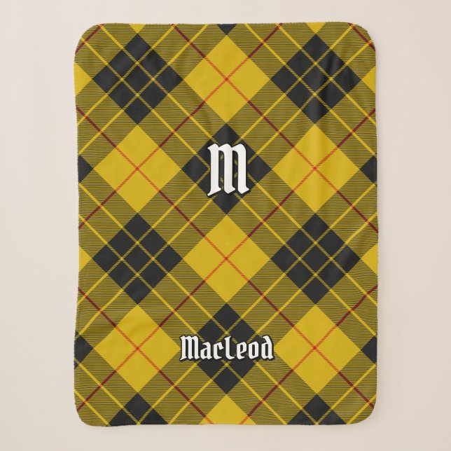 Clan Macleod von Lewis Tartan Sherpadecke (Vorderseite)