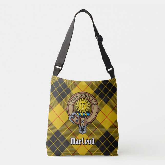 Clan Macleod von Lewis Tartan Tragetaschen Mit Langen Trägern (Vorderseite)