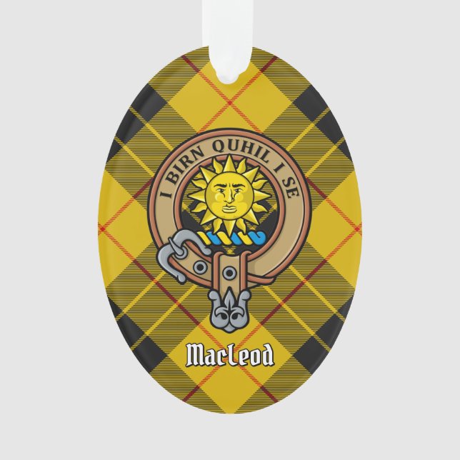 Clan MacLeod von Lewis Wappen Ornament (Vorderseite)