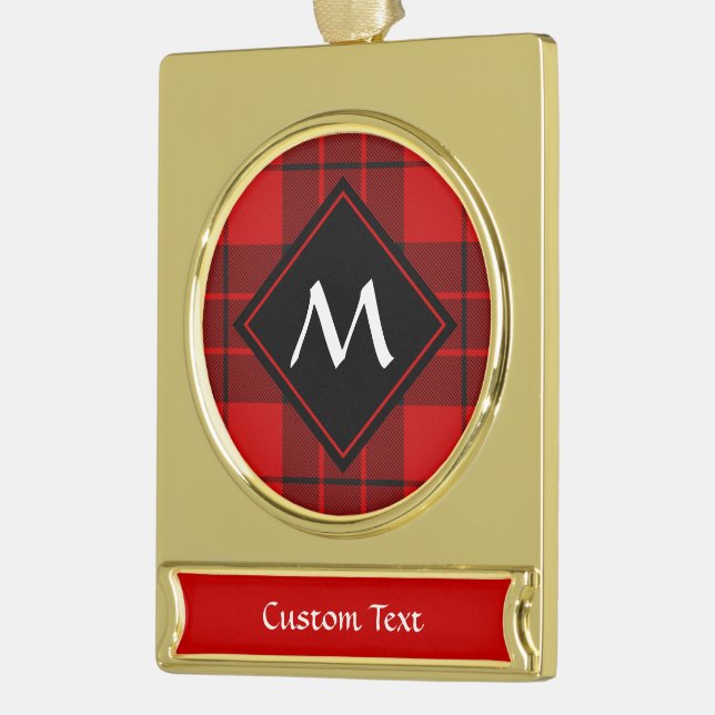 Clan Macleod von Raasay Tartan Banner-Ornament Gold (Links)