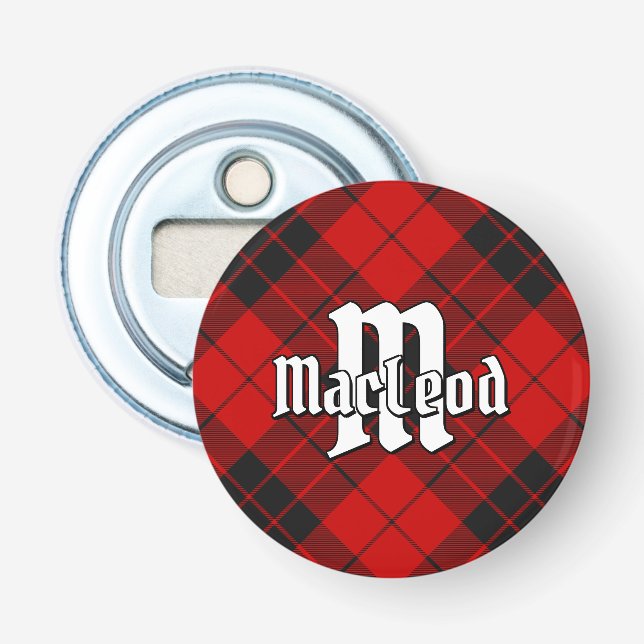 Clan Macleod von Raasay Tartan Flaschenöffner (Vorderseite)