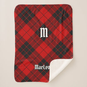 Clan Macleod von Raasay Tartan Sherpadecke
