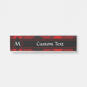 Clan Macleod von Raasay Tartan Türschild
