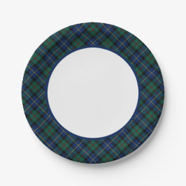 Clan MacLeod von Skye Tartan Border Pappteller