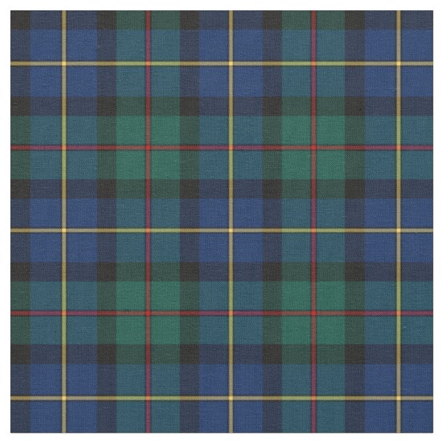 Clan MacLeod von Skye Tartan Stoff (Nahaufnahme)
