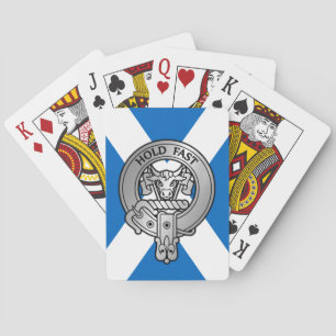 Clan MacLeod Wappen auf der Salreifen Bicycle Play Spielkarten