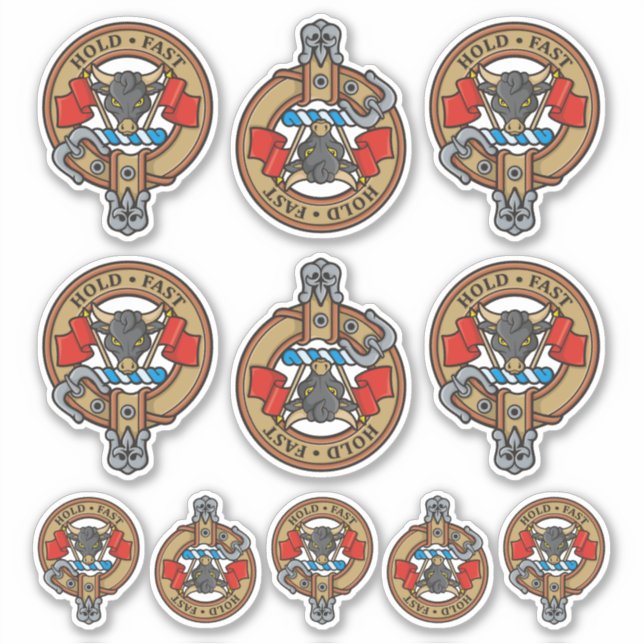 Clan MacLeod Wappen Aufkleber (Vorderseite)