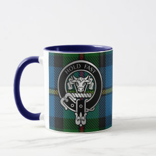 Clan MacLeod Wappen & Jagd Tartan Tasse