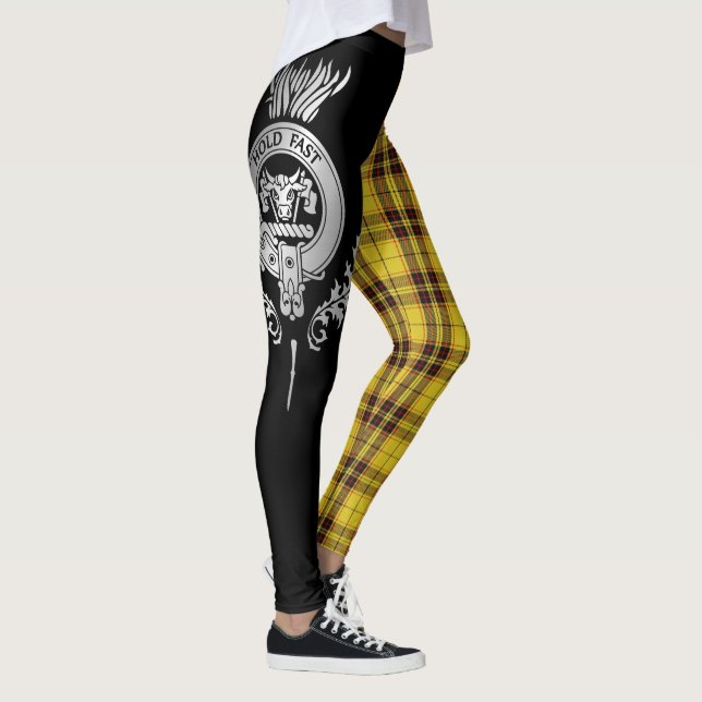 Clan MacLeod Wappen & Tartan Leggings (Rechts)