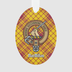 Clan MacMillan Crest sur le tatan de robe