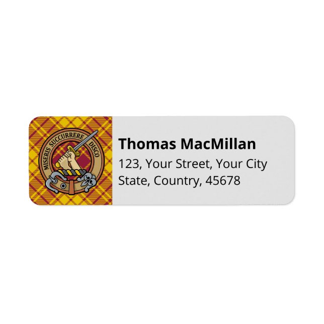 Clan MacMillan Dress Tartan (Vorne)