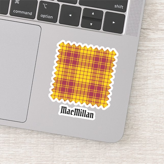 Clan MacMillan Dress Tartan Aufkleber (Detail)