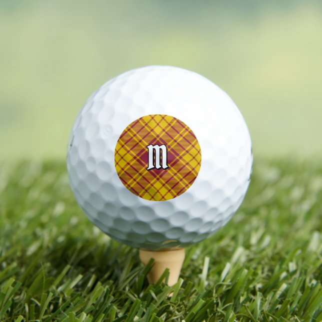 Clan MacMillan Dress Tartan Golfball (Insitu T-Shirt)