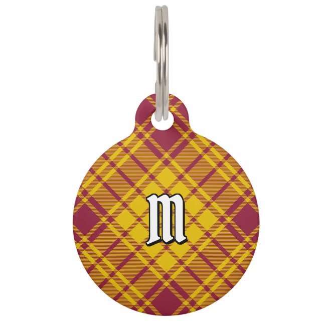 Clan MacMillan Dress Tartan Haustiermarke (Vorderseite)