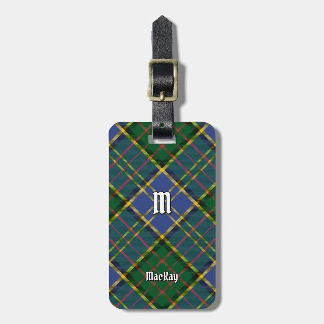 Clan MacMillan Hunting Tartan Gepäckanhänger (Vorderseite vertikal)