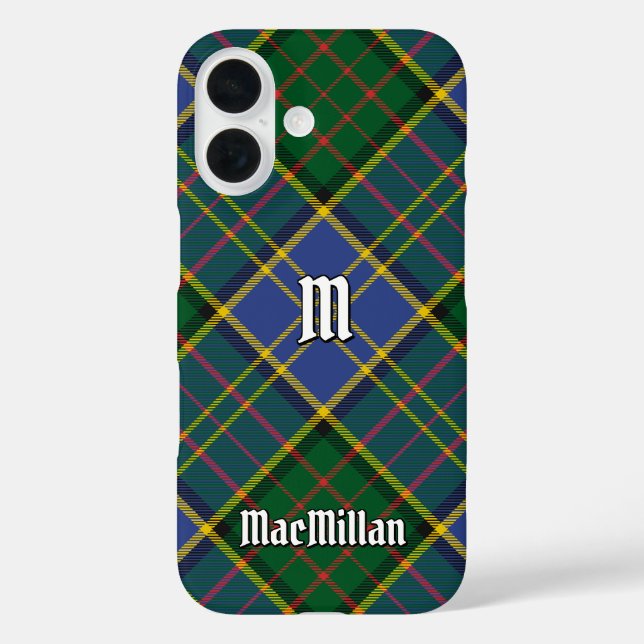 Clan MacMillan Hunting Tartan iPhone 16 Hülle (Rückseite)
