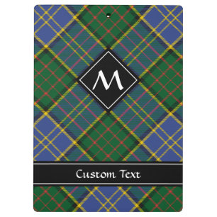 Clan MacMillan Hunting Tartan Klemmbrett