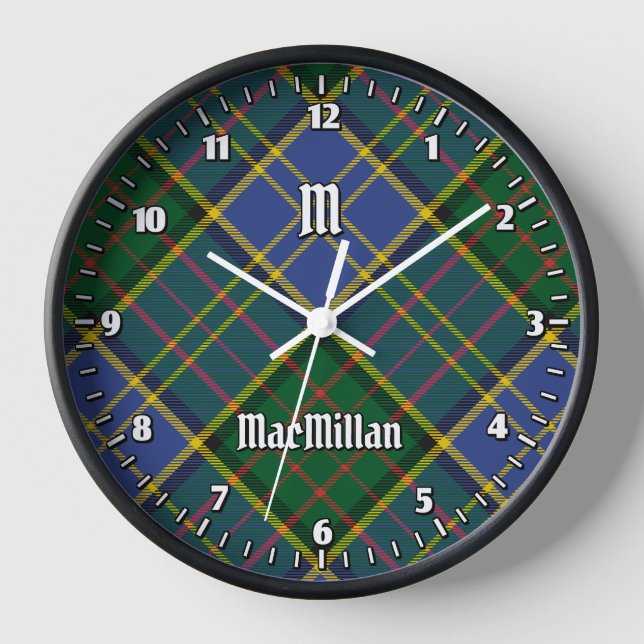 Clan MacMillan Hunting Tartan Uhr (Vorderseite)