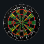 Clan MacMillan Tartan Dartscheibe<br><div class="desc">Clan MacMillan traditioneller Tartan mit modernen Farben. Nahtloses Muster. Zwei benutzerdefinierte Textbereiche auf dem äußeren Ring.</div>