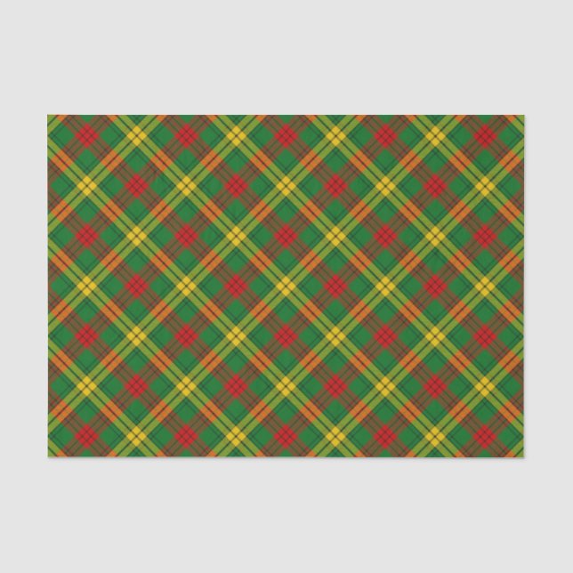Clan MacMillan Tartan Seidenpapier (Vorderseite)