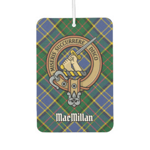 Clan MacMillan Wappen über die Jagd auf Tartan Autolufterfrischer