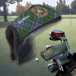 Clan MacMillan Wappen über die Jagd auf Tartan Golf Headcover