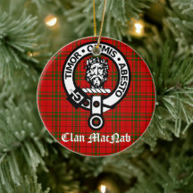 Clan MacNab Wappen Abzeichen und Tartan Personalis