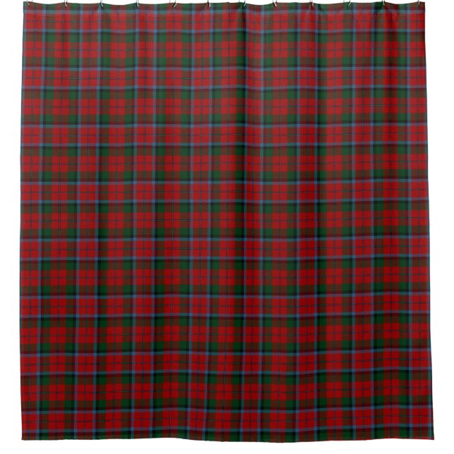 Clan MacNachtan McNaughton Scottish Tartan Duschvorhang (Vorderseite)