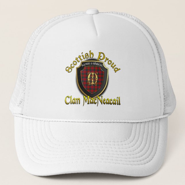 Clan MacNeacail Scottish Dynsty Cap Truckerkappe (Vorderseite)