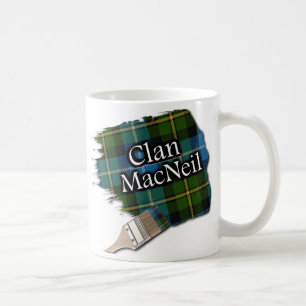 Clan MacNeil Tartan Paint Brush Cup Tasse