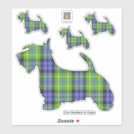 Clan MacNeill von Gigha Scottie Sticker