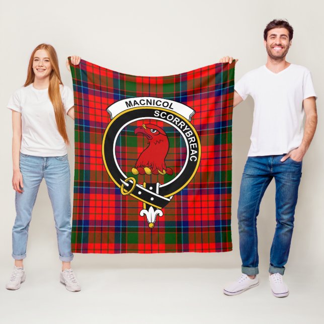 Clan MacNicol Tartan Kariert Fleecedecke (Beispiel)