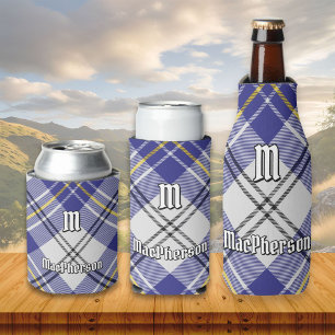 Clan MacPherson Blue Dress Tartan Can Cooler Dosenkühler