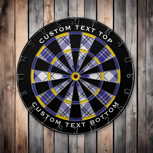 Clan MacPherson Blue Dress Tartan Dart Board Dartscheibe (Von Creator hochgeladen)