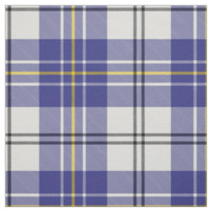 Clan MacPherson Blue Dress Tartan Fabric Stoff